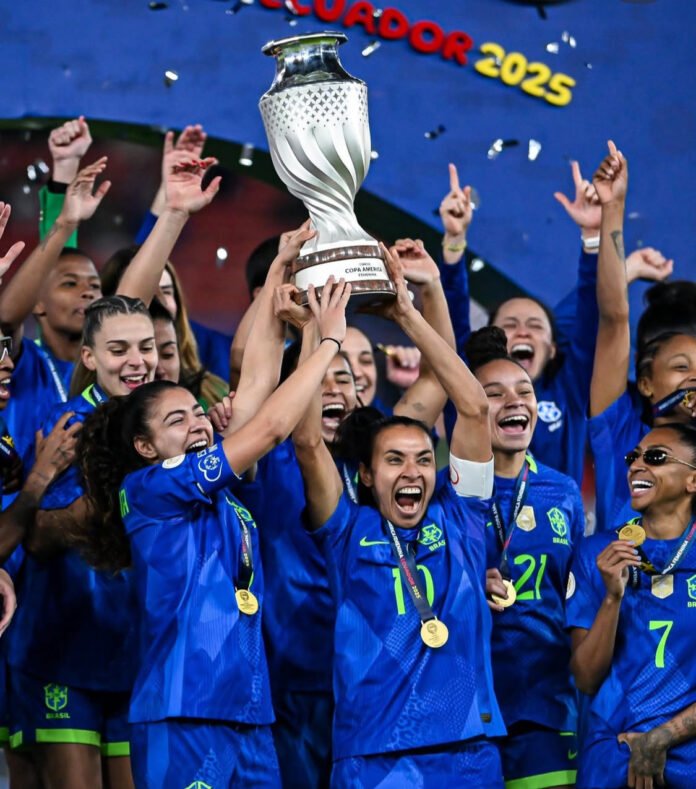 Brazil lifts trophy for Copa America womens 2025
