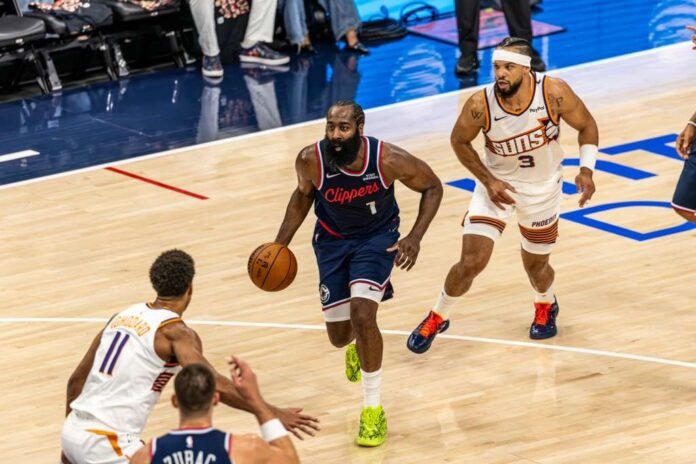James Harden vs Phoenix Suns on October 24 at Intuit Dome
