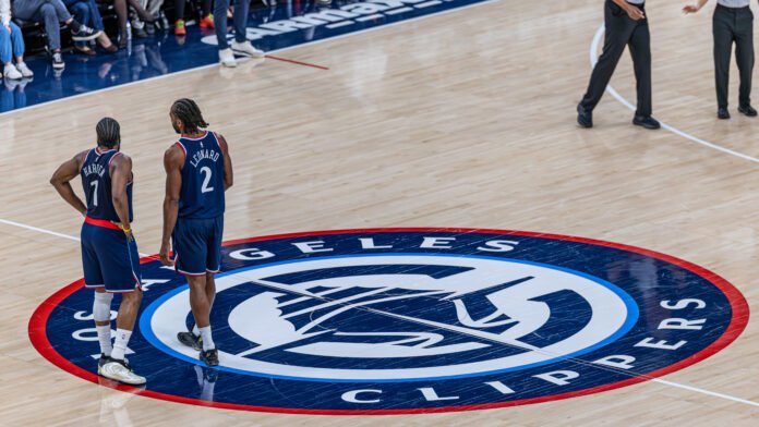 Kawhi and James Harden vs Memphis Grizzlies Monday December 15th at Intuit Dome in Inglewood California Photo Credit - BZFilms Sports Marketing Agency