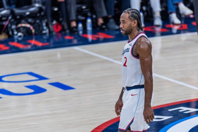 Los Angeles Clippers Kawhi Leonard at an NBA basketball game vs Denver Nuggets at Intuit Dome in Inglewood California on February 19th, 2026. Photo Credit - BZFilms Sports Marketing Agency - Bruno De Witt Zanotto