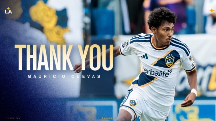LA Galaxy dedicates a thank you post to Mauricio Cuevas following move to Santos Laguna Photo Credit: LA Galaxy