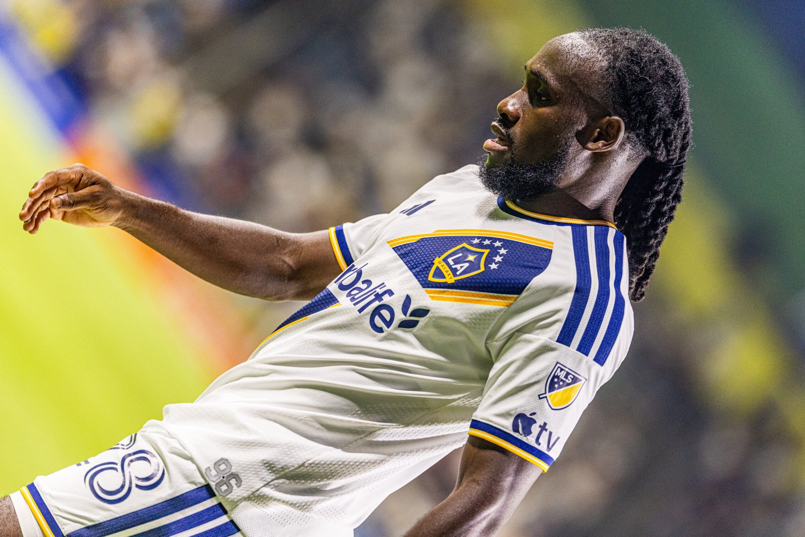 LA Galaxy winger Joseph Paintsil in action