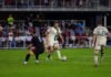 ATLANTA KNOCKS, DC WON’T BREAK: United Battles to Scoreless Draw MLS - Atlanta United's Aleksei Miranchuk passing the ball to teammate #48 Cooper Sanchez at a MLS game at Audi Field in Washington DC on September 12, 2026. Photo Credits - Omar Yair Soto