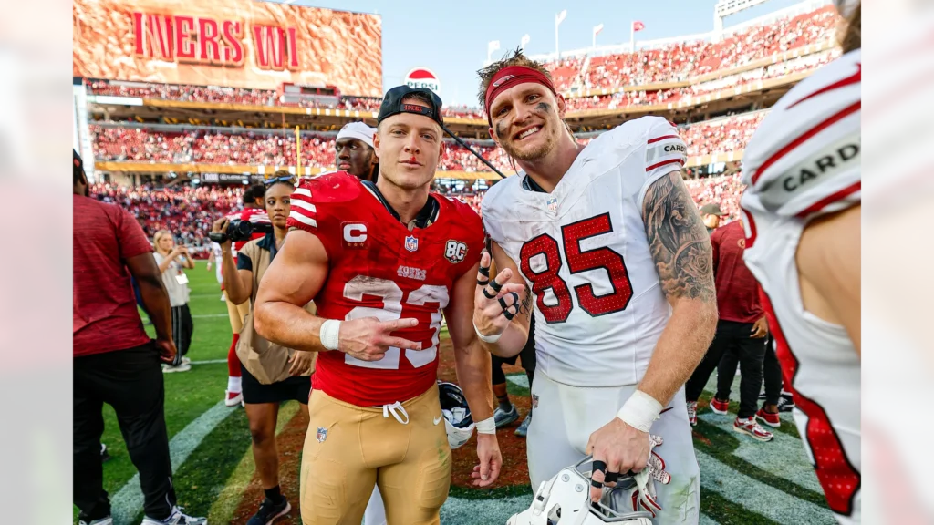 Christian McCaffrey after the San Francisco 49ers’ Week 3 victory over the Arizona Cardinals.