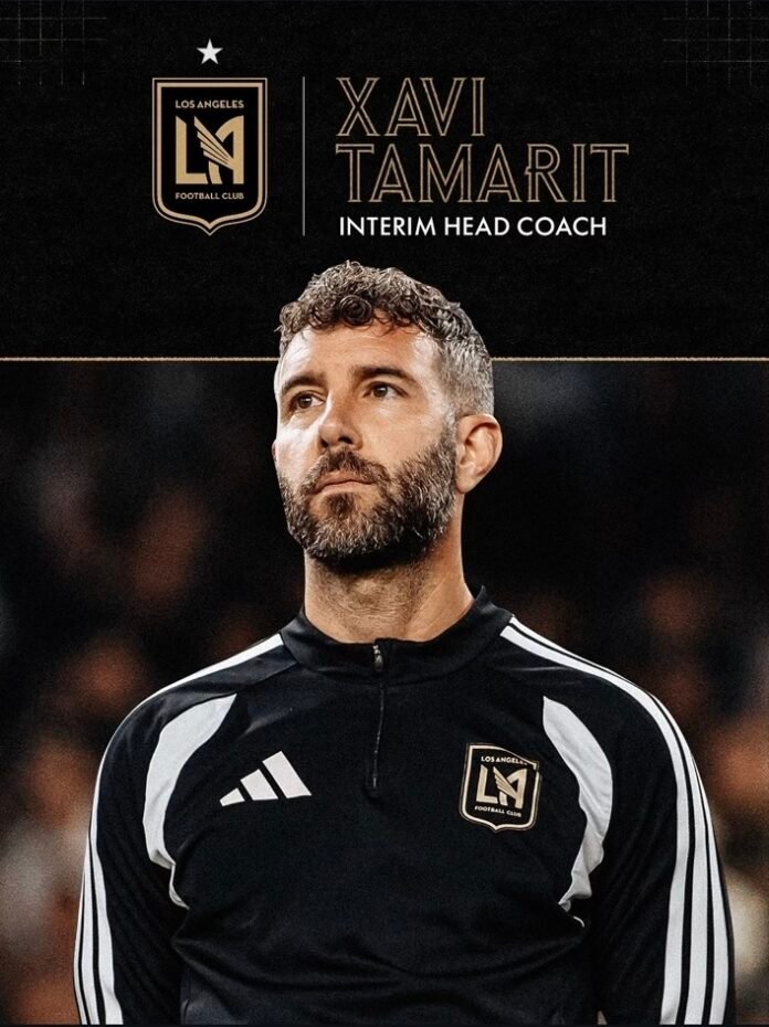 Xavi Tamarit has been named interim head coach for the remainder of the season - photo courtesy of LAFC