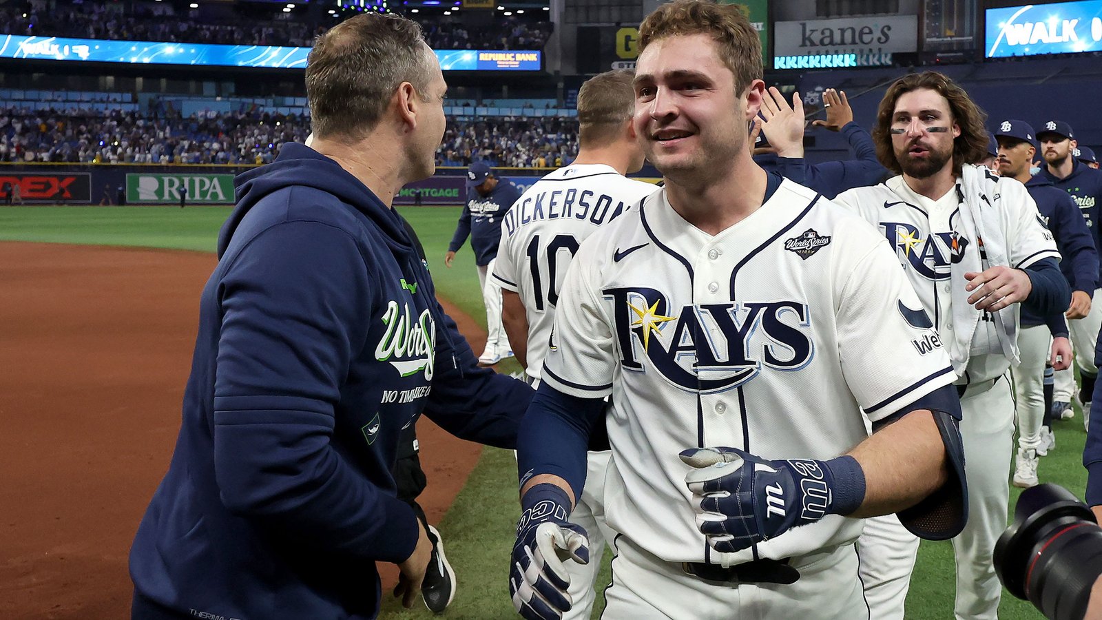 Ben Williamson after the walk-off